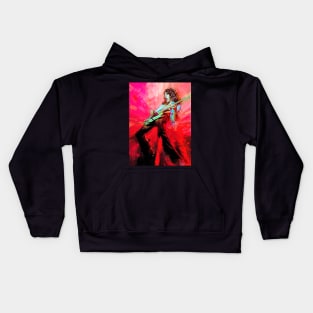 eddie van halen on Fire Kids Hoodie